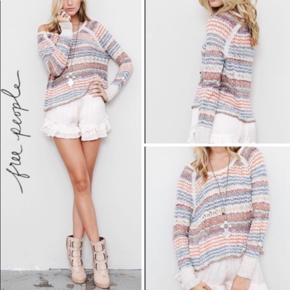 Free People Sweaters - Free People Lost In The Forest Striped Sweater